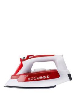 Hoover Ironjet Til2200 Steam Iron - Red/White